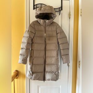 Muji Tan Packable Puffer Jacket